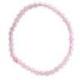 Bracelet en Quartz Rose grade A - boules 4mm