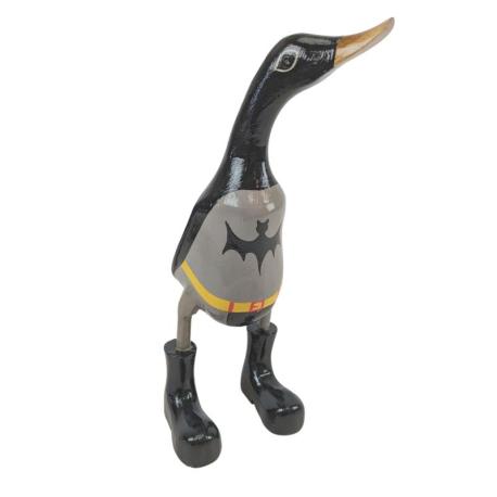Statue Canard Super-Héros Batman en bois 35cm