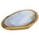 Vide-poche en Bois et Nacre d'ormeau 20cm
