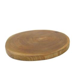 Dessous de plat rond en teck massif ø20cm - Décoration de table