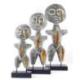 Statue de fertilité Aku-Aba  en bois noir vieilli 47cm