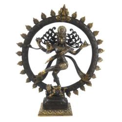 Grande Statue Shiva Nataraja en laiton 50cm. Décoration Indienne