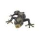 Statue Salamandre / Gecko / Lézard en laiton 50cm