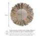 Grand Miroir Rond en Bois Flotté ø100cm