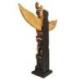Totem de Tribu Indienne en bois 50cm