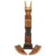 Totem de Tribu Indienne en bois 50cm