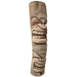 Statue de Jardin "Tiki Tane Mahuta" 120cm en Bois de Suar Massif | Pièce Unique