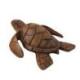 Statuette Tortue marine 15cm en bois sculpté