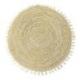 Set de table Rond ø35cm en jonc de mer et coquillages | Déco de table Bohème