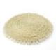Set de table Rond ø35cm en jonc de mer et coquillages | Déco de table Bohème