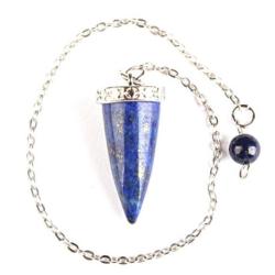 Pendule cône poli - Lapis lazuli
