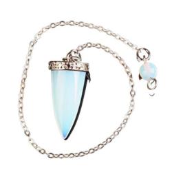 Pendule cône poli - Opalite