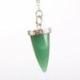Pendule cône poli - Aventurine verte naturelle