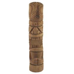 Statue de Jardin / Totem Tiki "Aloha" en bois de Cocotier 100cm