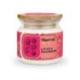 Bougie Parfumée Artisanale "Litchi & Framboise" 40 heures 150ml | Mistral des Sens