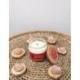 Bougie Parfumée Artisanale "Litchi & Framboise" 40 heures 150ml | Mistral des Sens