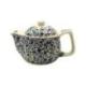 Théière en Porcelaine Motifs Asiatiques Bleus & Blancs | Filtre Métal - 350ml