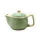 Théière Chinoise en Porcelaine Mosaïque Verte | Filtre Métal - 350ml