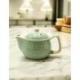 Théière Chinoise en Porcelaine Mosaïque Verte | Filtre Métal - 350ml