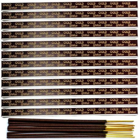 Encens Gold Statue. Lot de 80 bâtonnets | Padmini