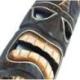 Masque Tiki 50cm en bois sculpté. fabrication artisanale. 
