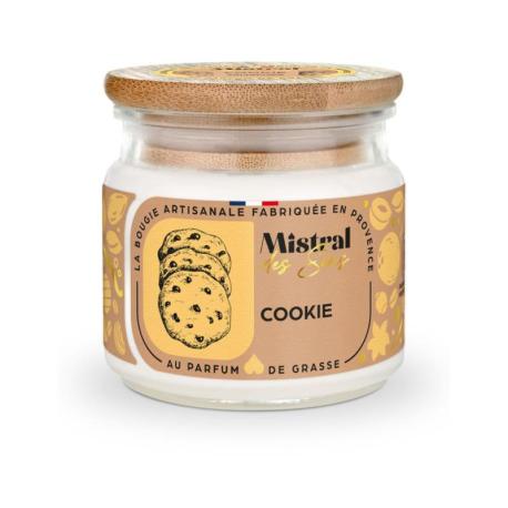 Bougie Parfumée Artisanale "Cookie" 40 heures 150ml | Mistral des Sens