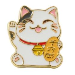 Pin's doré Maneki Neko Noir - Chance et Bonheur Pin's doré Maneki Neko Noir - Chance et Bonheur