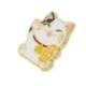 Pin's doré Maneki Neko Noir - Chance et Bonheur