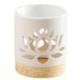 Brûle-parfum Nénuphar en Céramique Blanche
