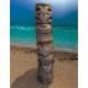 Statue de Jardin Tiki "Mana Maui" 120cm en Bois de Suar Massif | Pièce Unique