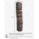 Statue de Jardin Tiki "Mana Maui" 120cm en Bois de Suar Massif | Pièce Unique