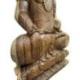 Sculpture "Bouddha Bumisparsha" en bois de Suar 100cm