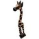 Statue Girafe debout 100cm en bois, déco africaine