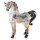 Cheval en Bois Sculpté et Peint à la Main - Décoration à Poser 40cm - Taille S