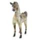 Cheval en Bois Sculpté et Peint à la Main - Décoration à Poser 40cm - Taille S