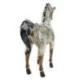 Cheval en Bois Sculpté et Peint à la Main - Décoration à Poser 40cm - Taille S