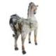 Cheval en Bois Sculpté et Peint à la Main 50cm | Déco Vintage