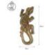 Salamandre motif tribal - décoration murale en bois 30cm