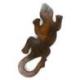 Salamandre motif tribal - décoration murale en bois 30cm