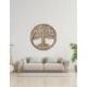 Sculpture murale "Arbre de Vie" ø80cm | bois de suar