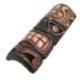 Masque Tiki 30cm en bois sculpté et peint à la main.