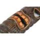 Masque Tiki 30cm en bois, fabrication artisanale.