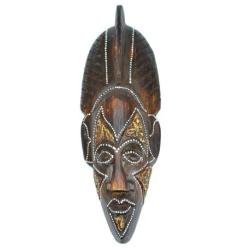 Petit Masque Africain à Crête en bois 30cm | Ambiance Ethnique