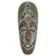 Masque Africain en bois 30cm motif tribal.