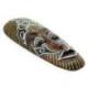Masque Africain en bois 30cm motif tribal.