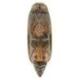 Masque africain en bois 30cm au décor graphique, décoration exotique