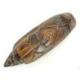 Masque africain en bois 30cm au décor graphique, décoration exotique