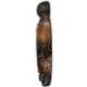 Masque africain en bois 30cm au visage serein, décoration ethnique