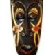 Masque Africain en bois 50cm. Décoration murale ethnique africaine.