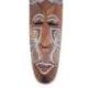 Masque Africain en bois 50cm motif Girafes